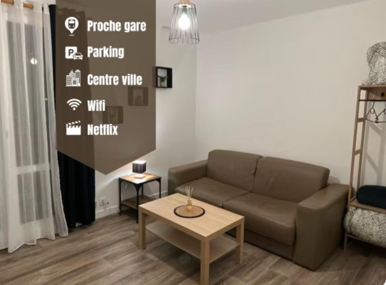 Studio Meuble Florella Proximite Gare-Wifi Apartment Tonneins ภายนอก รูปภาพ